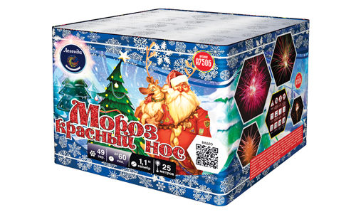  Батарея салютов Мороз Красный Нос  в Краснодаре