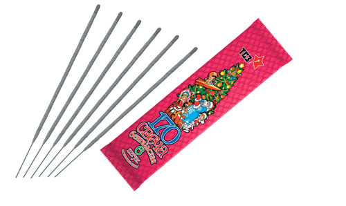  Бенгальские свечи 6 шт 170 мм в пакете  в Краснодаре